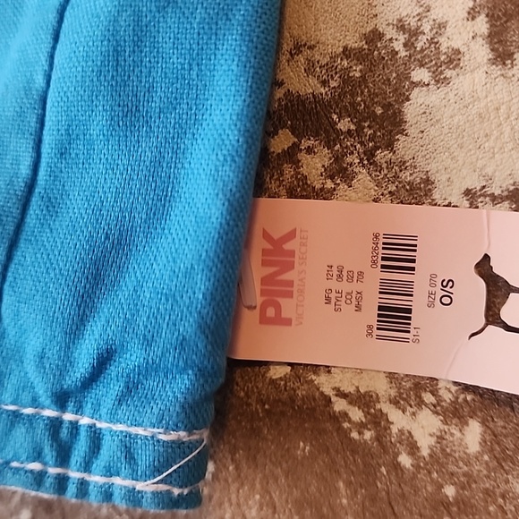 Pink Shorts, Tee, and Hand Bag. Size: S/M/OS - Picture 4 of 9